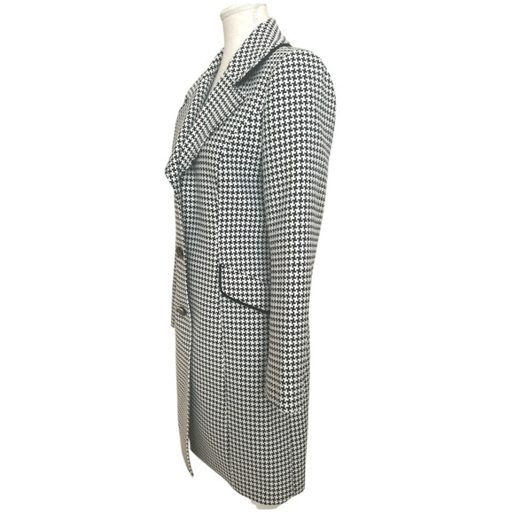 White House Black Market Houndstooth Coat Size Small NWT - Picture 5 of 12